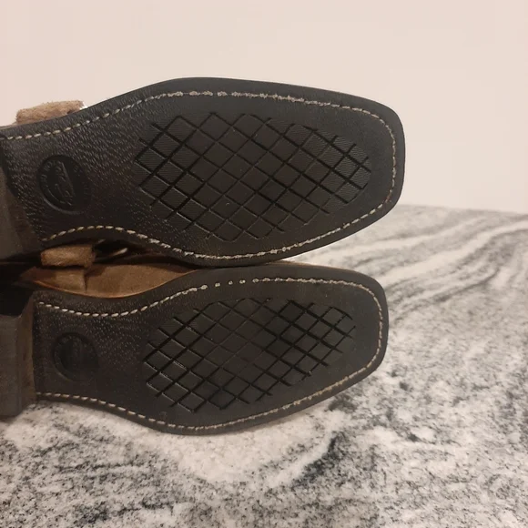 Frye Tan Suede Ankle Boots - Picture 11 of 16